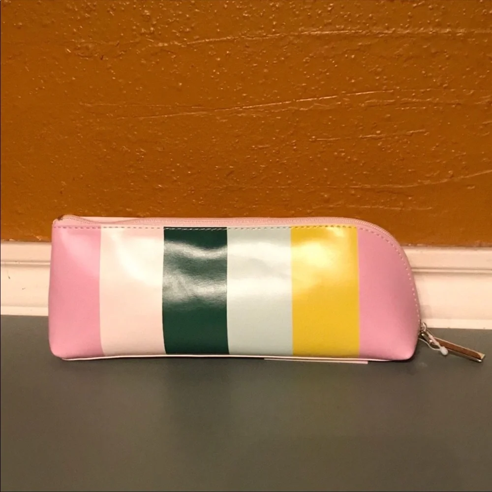 Kate Spade Striped Pencil Case